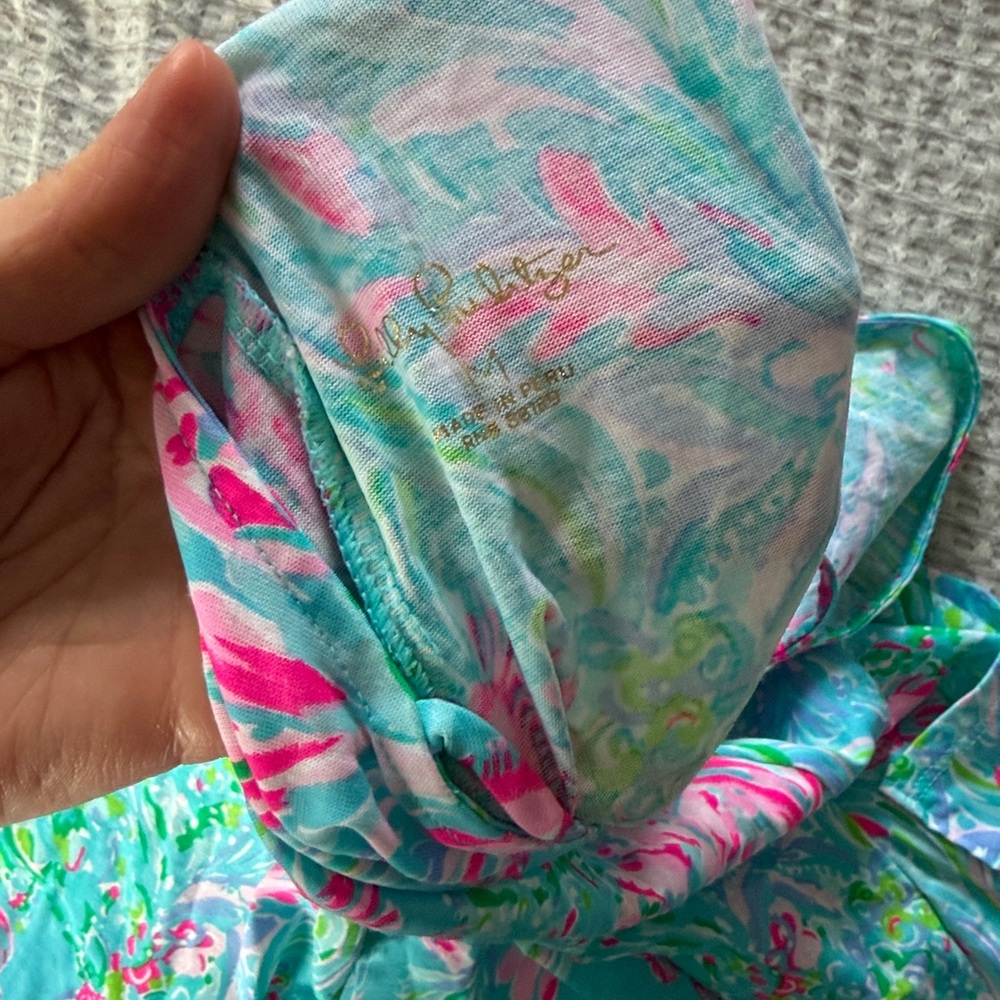 Lilly Pulitzer Pink and Blue Floral Dress - Picture 4 of 4